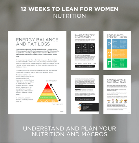 The women's 12-Weeks to Lean Plan