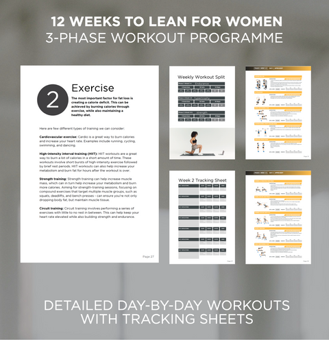 The women's 12-Weeks to Lean Plan